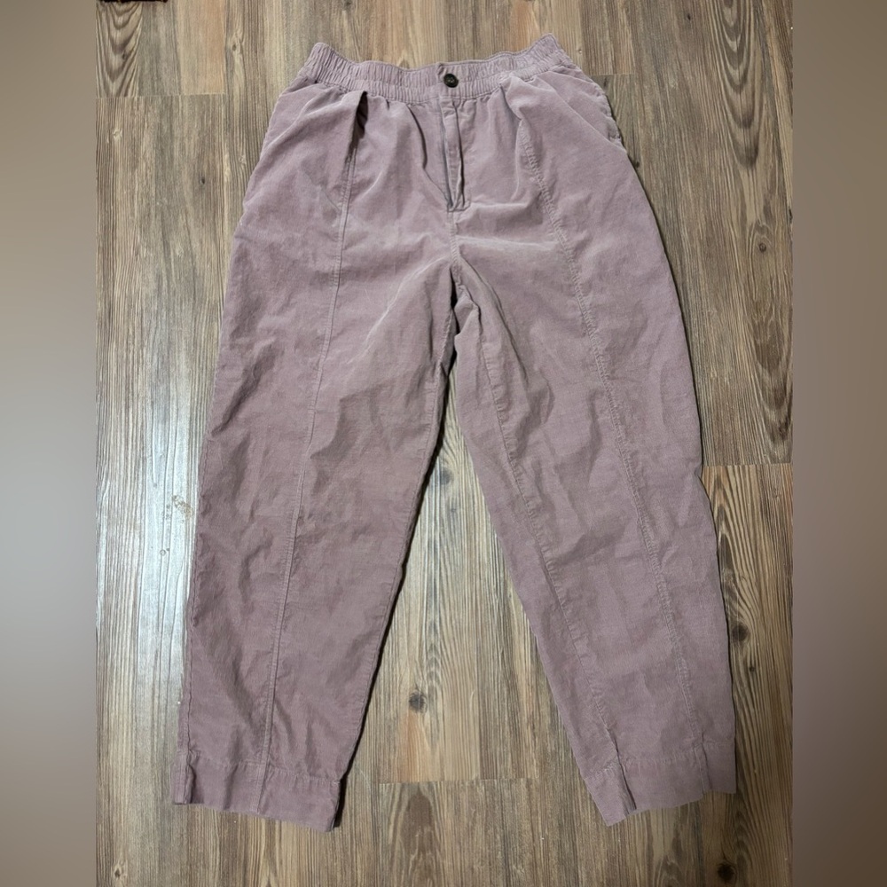 Madewell Corduroy Pants in Mauve